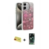 MARSİLYAN™- iPhone 11 Kılıf Zirve Modern Prime - Şeffaf 360 Full Body Arka Koruyucu + Rainbow Kamera Lens Koruma Cam - KI