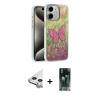 MARSİLYAN™- iPhone 11 Kılıf Zirve Modern Prime - Şeffaf 360 Full Body Arka Koruyucu + Raze Metal Kamera Lens - GS