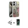 MARSİLYAN™- iPhone 11 Kılıf Zirve Modern Prime - Şeffaf 360 Full Body Arka Koruyucu + Raze Metal Kamera Lens - GS