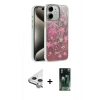 MARSİLYAN™- iPhone 11 Kılıf Zirve Modern Prime - Şeffaf 360 Full Body Arka Koruyucu + Raze Metal Kamera Lens - GS