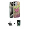 MARSİLYAN™- iPhone 11 Kılıf Zirve Modern Prime - Şeffaf 360 Full Body Arka Koruyucu + Kamera Lens Koruma Cam - SF