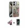 MARSİLYAN™- iPhone 11 Kılıf Zirve Modern Prime - Şeffaf 360 Full Body Arka Koruyucu + Raze Metal Kamera Lens - SH