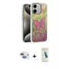 MARSİLYAN™- iPhone 11 Kılıf Zirve Modern Prime - Şeffaf Pasifik Cam Ekran Koruyucu + Pers Alüminyum Kamera Lens - GI