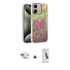 MARSİLYAN™- iPhone 11 Kılıf Zirve Modern Prime - Şeffaf Pasifik Cam Ekran Koruyucu + Pers Alüminyum Kamera Lens - GD