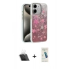MARSİLYAN™- iPhone 11 Kılıf Zirve Modern Prime - Şeffaf Pasifik Cam Ekran Koruyucu + Kamera Lens Koruma Cam - SF