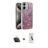 MARSİLYAN™- iPhone 11 Kılıf Zirve Modern Prime - Şeffaf Pasifik Cam Ekran Koruyucu + Kamera Lens Koruma Cam - SF