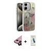 MARSİLYAN™- iPhone 11 Kılıf Zirve Modern Prime - Şeffaf Pasifik Cam Ekran Koruyucu + Raze Metal Kamera Lens - SH