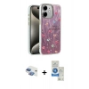 MARSİLYAN™- iPhone 11 Kılıf Zirve Modern Prime - Şeffaf Royal Nano Ekran Koruyucu + Pers Alüminyum Kamera Lens - GI