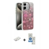 MARSİLYAN™- iPhone 11 Kılıf Zirve Modern Prime - Şeffaf Royal Nano Ekran Koruyucu + Renkli Kamera Lens Koruma Cam - PE