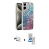 MARSİLYAN™- iPhone 11 Kılıf Zirve Modern Prime - Şeffaf Royal Nano Ekran Koruyucu + Pers Alüminyum Kamera Lens - YL