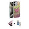 MARSİLYAN™- iPhone 11 Kılıf Zirve Modern Prime - Şeffaf Royal Nano Ekran Koruyucu + Raze Metal Kamera Lens - SH