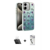 MARSİLYAN™- iPhone 11 Kılıf Zirve Modern Prime - Şeffaf Uv Polymer Nano Ekran Koruyucu + Kamera Lens Koruma Cam - SF