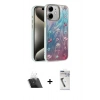 MARSİLYAN™- iPhone 11 Kılıf Zirve Modern Prime - Şeffaf Uv Polymer Nano Ekran Koruyucu + Kamera Lens Koruma Cam - SF