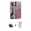 MARSİLYAN™- iPhone 11 Kılıf Zirve Modern Prime - Şeffaf Uv Polymer Nano Ekran Koruyucu + Kamera Lens Koruma Cam - SF