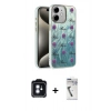 MARSİLYAN™- iPhone 11 Kılıf Zirve Modern Prime - Şeffaf Uv Polymer Nano Ekran Koruyucu + PVD Metal Kamera Lens - MI