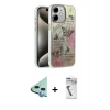 MARSİLYAN™- iPhone 11 Kılıf Zirve Modern Prime - Şeffaf Uv Polymer Nano Ekran Koruyucu + Raze Metal Kamera Lens - MI