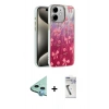 MARSİLYAN™- iPhone 11 Kılıf Zirve Modern Prime - Şeffaf Uv Polymer Nano Ekran Koruyucu + Raze Metal Kamera Lens - MI
