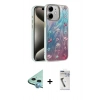 MARSİLYAN™- iPhone 11 Kılıf Zirve Modern Prime - Şeffaf Uv Polymer Nano Ekran Koruyucu + Raze Metal Kamera Lens - MI