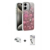 MARSİLYAN™- iPhone 11 Kılıf Zirve Modern Prime - Şeffaf Uv Polymer Nano Ekran Koruyucu + Pers Alüminyum Kamera Lens - YL