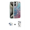 MARSİLYAN™- iPhone 11 Kılıf Zirve Modern Prime - Şeffaf Uv Polymer Nano Ekran Koruyucu + Pers Alüminyum Kamera Lens - GI