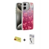 MARSİLYAN™- iPhone 11 Kılıf Zirve Modern Prime - Şeffaf Uv Polymer Nano Ekran Koruyucu + Rainbow Kamera Lens Koruma Cam - KI
