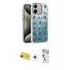 MARSİLYAN™- iPhone 11 Kılıf Zirve Modern Prime - Şeffaf Uv Polymer Nano Ekran Koruyucu + Rainbow Kamera Lens Koruma Cam - KI