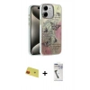MARSİLYAN™- iPhone 11 Kılıf Zirve Modern Prime - Şeffaf Uv Polymer Nano Ekran Koruyucu + Rainbow Kamera Lens Koruma Cam - KI