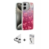 MARSİLYAN™- iPhone 11 Kılıf Zirve Modern Prime - Şeffaf Uv Polymer Nano Ekran Koruyucu + Raze Metal Kamera Lens - GS