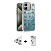 MARSİLYAN™- iPhone 11 Kılıf Zirve Modern Prime - Şeffaf Uv Polymer Nano Ekran Koruyucu + Raze Metal Kamera Lens - GS