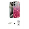 MARSİLYAN™- iPhone 11 Kılıf Zirve Modern Prime - Şeffaf Uv Polymer Nano Ekran Koruyucu + Renkli Kamera Lens Koruma Cam - SI