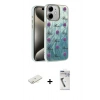 MARSİLYAN™- iPhone 11 Kılıf Zirve Modern Prime - Şeffaf Uv Polymer Nano Ekran Koruyucu + Renkli Kamera Lens Koruma Cam - SI
