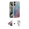 MARSİLYAN™- iPhone 11 Kılıf Zirve Modern Prime - Şeffaf Uv Polymer Nano Ekran Koruyucu + Raze Metal Kamera Lens - SH