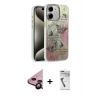 MARSİLYAN™- iPhone 11 Kılıf Zirve Modern Prime - Şeffaf Uv Polymer Nano Ekran Koruyucu + Raze Metal Kamera Lens - SH