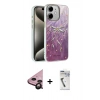 MARSİLYAN™- iPhone 11 Kılıf Zirve Modern Prime - Şeffaf Uv Polymer Nano Ekran Koruyucu + Raze Metal Kamera Lens - SH