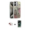 MARSİLYAN™- iPhone 11 Kılıf Zirve Modern Prime - Siyah 360 Mat Full Body Arka Koruyucu + Pers Alüminyum Kamera Lens - KI