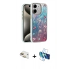 MARSİLYAN™- iPhone 11 Kılıf Zirve Modern Prime - Siyah 3D Antistatik Cam Ekran Koruyucu + Pers Alüminyum Kamera Lens - GD