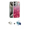 MARSİLYAN™- iPhone 11 Kılıf Zirve Modern Prime - Siyah 3D Antistatik Cam Ekran Koruyucu + Pers Alüminyum Kamera Lens - GD