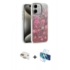 MARSİLYAN™- iPhone 11 Kılıf Zirve Modern Prime - Siyah 3D Antistatik Cam Ekran Koruyucu + Pers Alüminyum Kamera Lens - GD