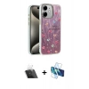 MARSİLYAN™- iPhone 11 Kılıf Zirve Modern Prime - Siyah 3D Antistatik Cam Ekran Koruyucu + Kamera Lens Koruma Cam - SF