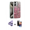 MARSİLYAN™- iPhone 11 Kılıf Zirve Modern Prime - Siyah 3D Antistatik Mat Seramik Nano Ekran Koruyucu + Raze Metal Kamera Lens - MR