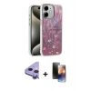 MARSİLYAN™- iPhone 11 Kılıf Zirve Modern Prime - Siyah 3D Antistatik Mat Seramik Nano Ekran Koruyucu + Raze Metal Kamera Lens - MR