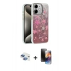 MARSİLYAN™- iPhone 11 Kılıf Zirve Modern Prime - Siyah 3D Antistatik Mat Seramik Nano Ekran Koruyucu + Pers Alüminyum Kamera Lens - GI