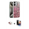 MARSİLYAN™- iPhone 11 Kılıf Zirve Modern Prime - Siyah 3D Antistatik Mat Seramik Nano Ekran Koruyucu + Pers Alüminyum Kamera Lens - KI