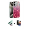 MARSİLYAN™- iPhone 11 Kılıf Zirve Modern Prime - Siyah 3D Antistatik Mat Seramik Nano Ekran Koruyucu + Raze Metal Kamera Lens - KI