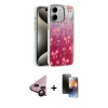 MARSİLYAN™- iPhone 11 Kılıf Zirve Modern Prime - Siyah 3D Antistatik Mat Seramik Nano Ekran Koruyucu + Raze Metal Kamera Lens - SH
