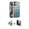 MARSİLYAN™- iPhone 11 Kılıf Zirve Modern Prime - Siyah 3D Antistatik Mat Seramik Nano Ekran Koruyucu + Raze Metal Kamera Lens - KI