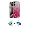 MARSİLYAN™- iPhone 11 Kılıf Zirve Modern Prime - Siyah 3D Antistatik Seramik Nano Ekran Koruyucu + Raze Metal Kamera Lens - MI