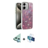 MARSİLYAN™- iPhone 11 Kılıf Zirve Modern Prime - Siyah 3D Antistatik Seramik Nano Ekran Koruyucu + Raze Metal Kamera Lens - MI