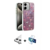 MARSİLYAN™- iPhone 11 Kılıf Zirve Modern Prime - Siyah 3D Antistatik Seramik Nano Ekran Koruyucu + Raze Metal Kamera Lens - GS