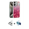 MARSİLYAN™- iPhone 11 Kılıf Zirve Modern Prime - Siyah 3D Antistatik Seramik Nano Ekran Koruyucu + Raze Metal Kamera Lens - GS